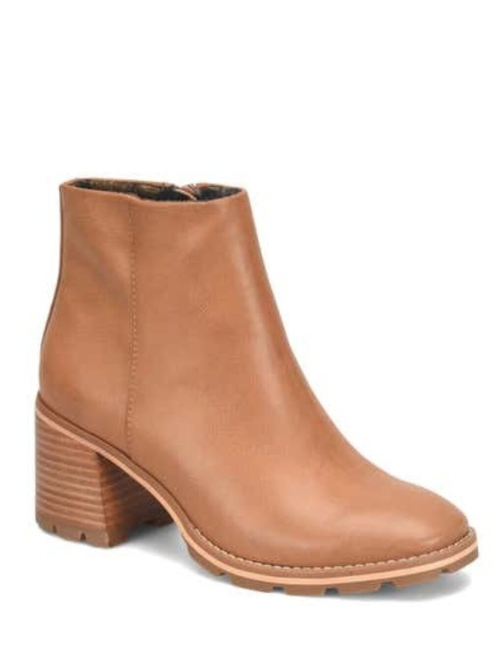 Korks by Kork-Ease Chandler Boots Ankle Heel Booties Tan Brown Size 8 NEW